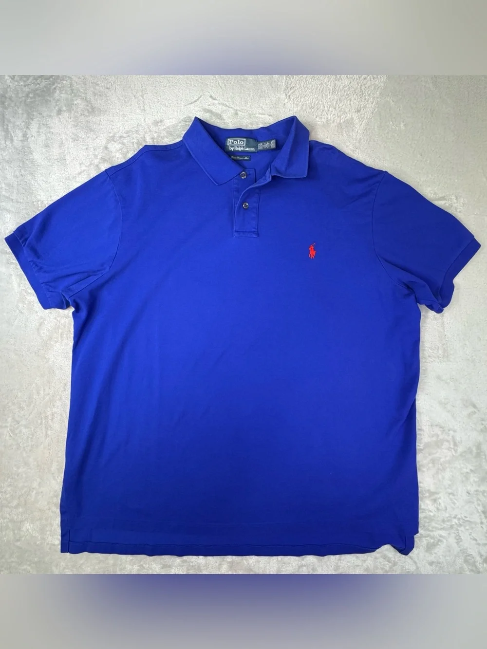 Polo Ralph Lauren Polo Shirt Men's Blue Cotton Polo Size XXL Like New